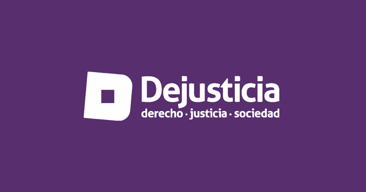 gráfica alusiva a Dejusticia