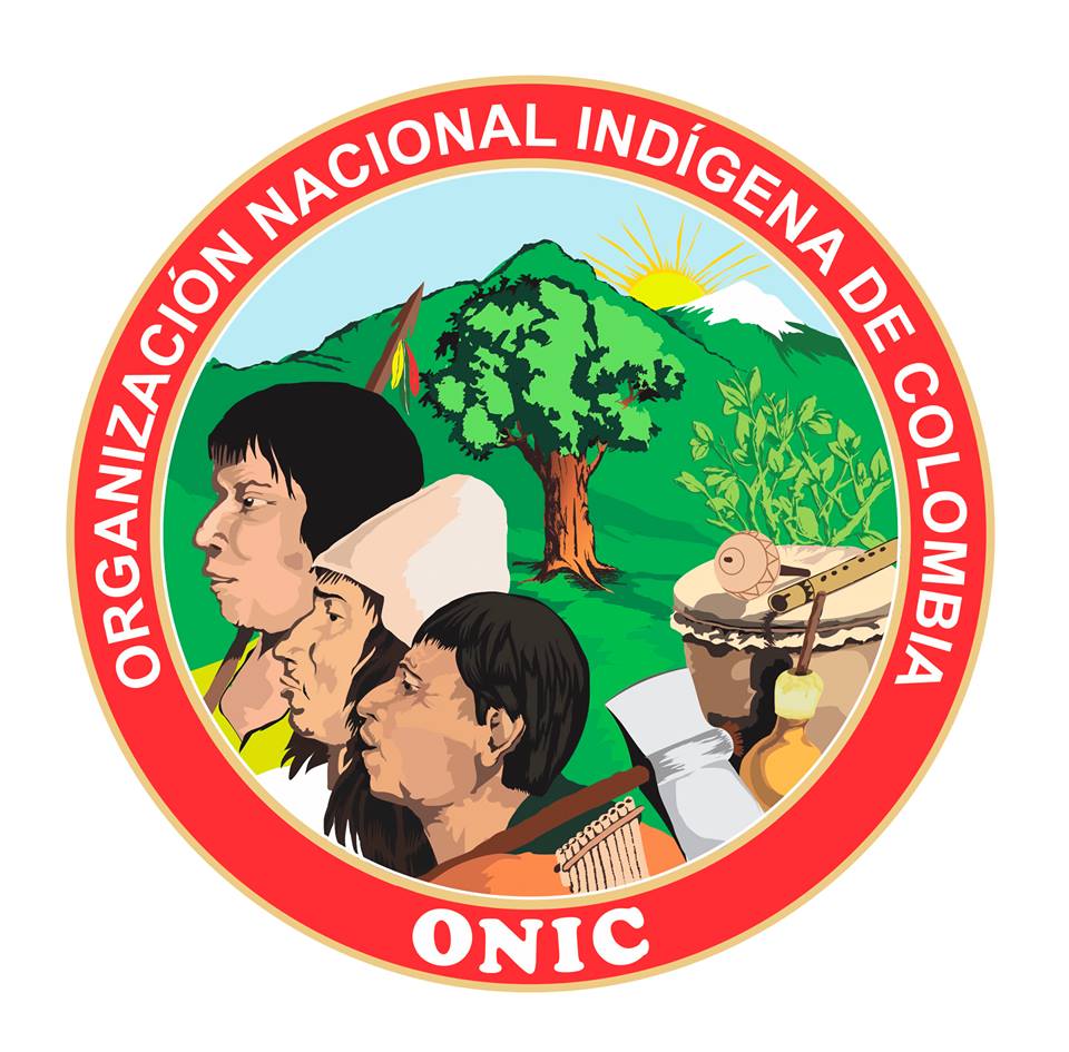 gráfica alusiva a ONIC Organización Nacional Indígena de Colombia