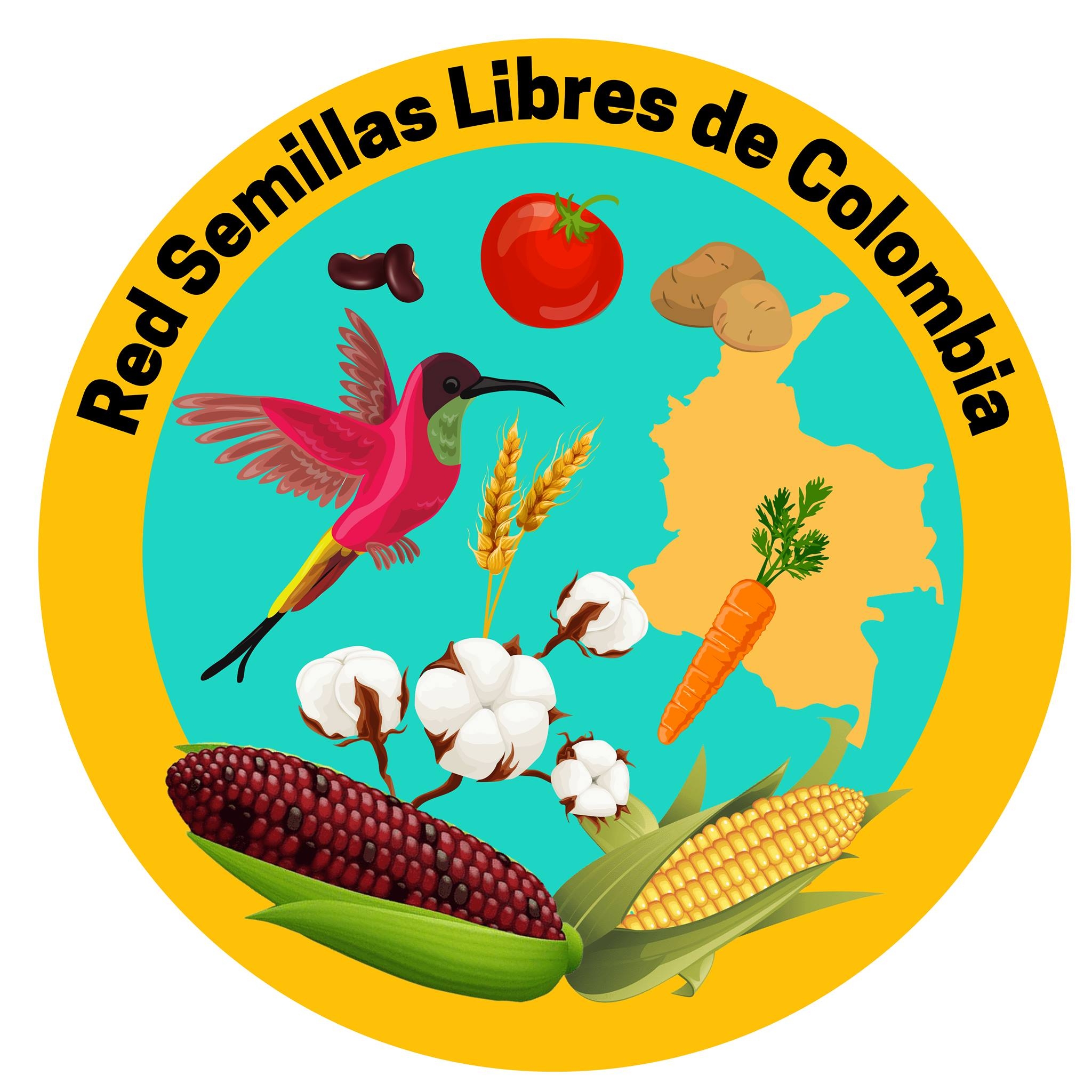 gráfica alusiva a Red de Semillas Libres de Colombia