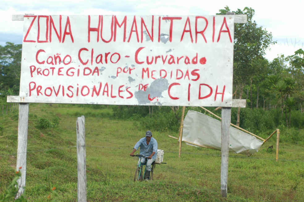 Grafica alusiva a La memoria, presente y perspectivas de Curvaradó y Jiguamiandó (Chocó)