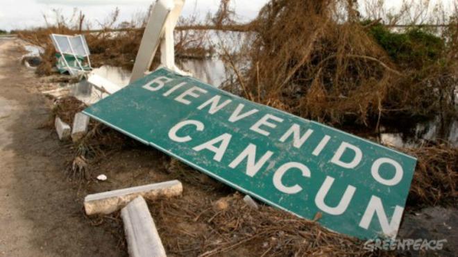 Grafica alusiva a El síndrome de Cancún 