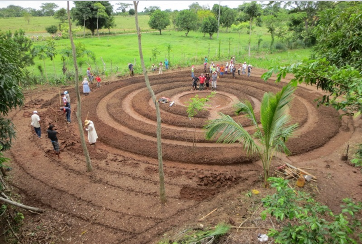 Grafica alusiva a Huertos circulares: Estrategia técnica de mitigación a nivel de agricultura de adaptación y conservación frente al cambio climático 