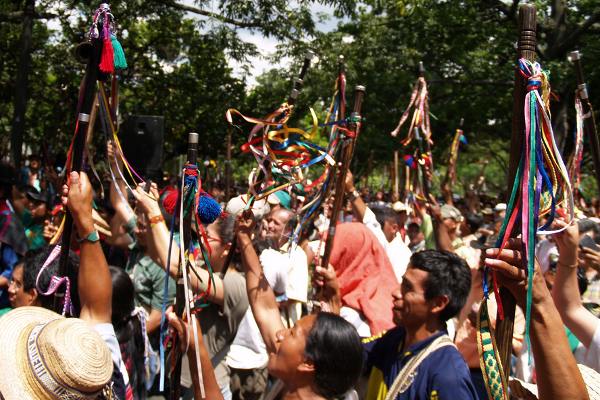 Grafica alusiva a Los procesos de defensa a la seguridad, la autonomía y la soberanía de los pueblos indígenas en Cauca