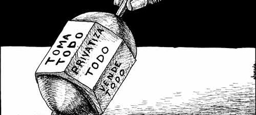 Grafica alusiva a La privatizaci�n de los patrimonios h�dricos comunes en Colombia