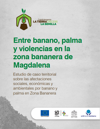 Grafica alusiva a Entre banano, palma  y violencias en la  zona bananera de  Magdalena