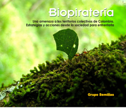 Grafica alusiva a Biopiratería, una amenaza a los territorios colectivos de Colombia