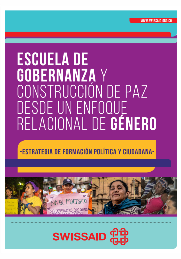 Gráfica alusiva a Escuela de  gobernanza y  construcción de paz  desde un enfoque  relacional de género