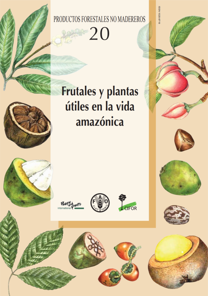 Gráfica alusiva a Frutales y plantas útiles en la vida amazónica