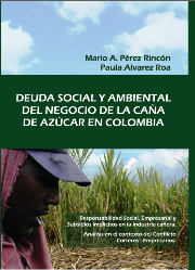 Grafica alusiva a Deuda social y ambiental del negocio de la ca�a de az�car en Colombia