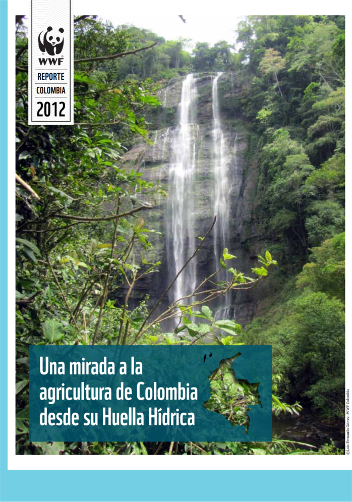 Gráfica alusiva a Una mirada a la  agricultura de Colombia  desde su Huella Hídrica
