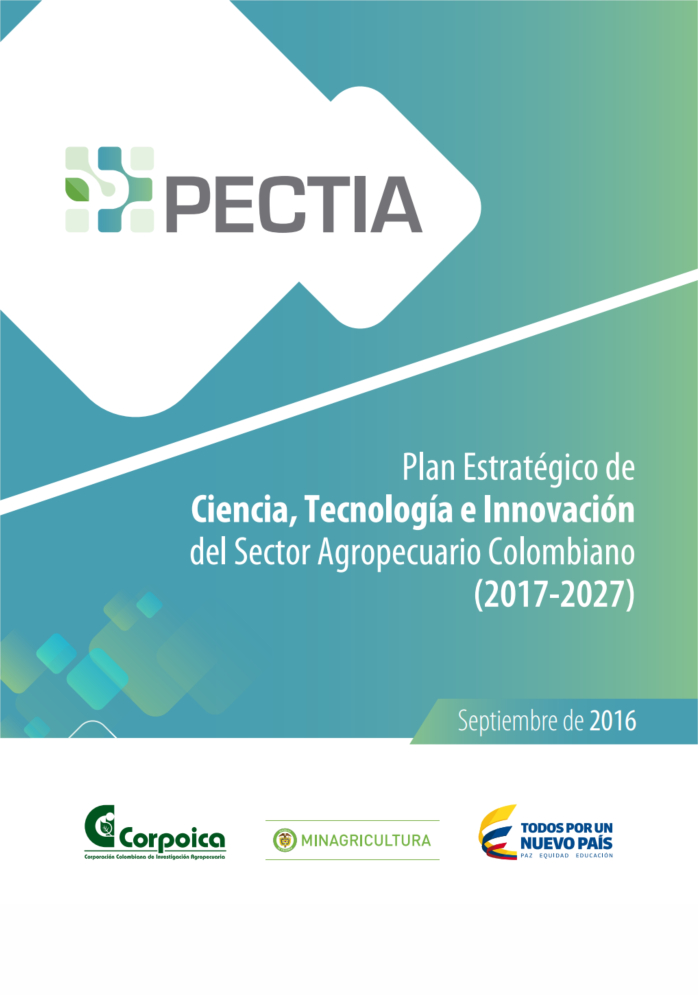 Gráfica alusiva a Plan Estratégico de Ciencia, Tecnología e Innovación del Sector Agropecuario Colombiano  (2017-2027)