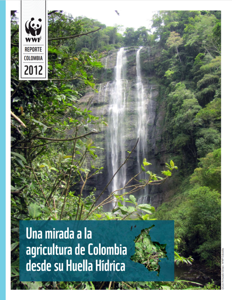 Gráfica alusiva a Una mirada a la agricultura de Colombia desde su Huella Hídrica