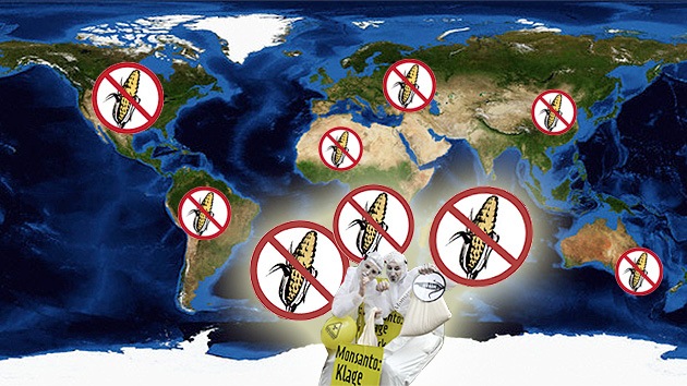 Gráfica alusiva a El grito internacional contra Monsanto se 'trasplanta' a 36 países