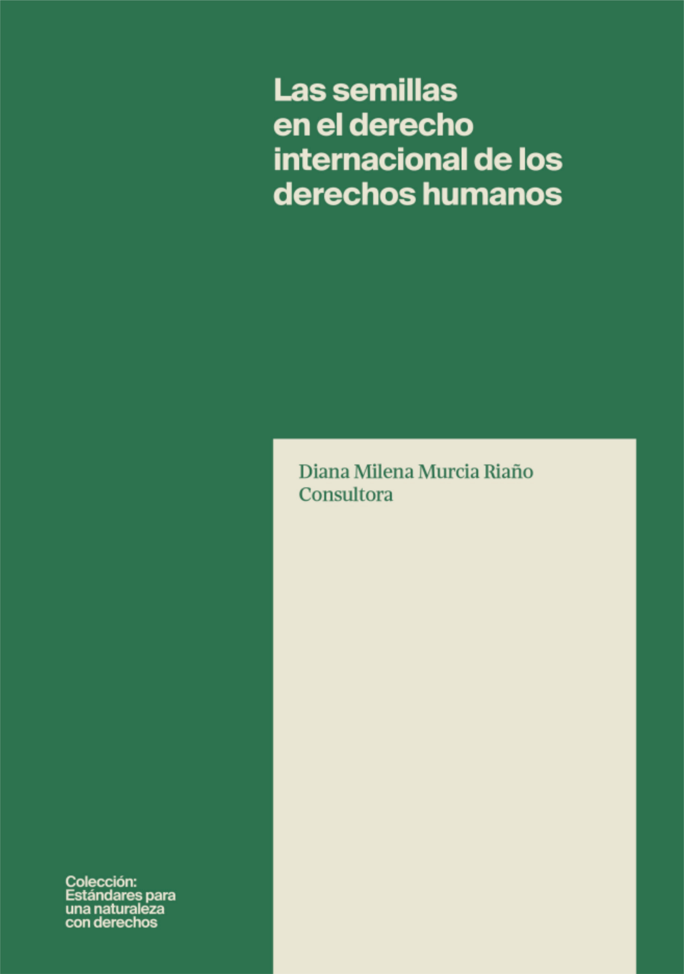 Grafica alusiva a Las semillas en el derecho internacional  de los derechos humanos